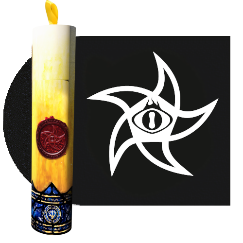 Ritual Candle Dice Tube