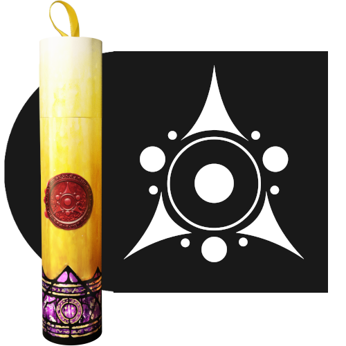 Ritual Candle Dice Tube