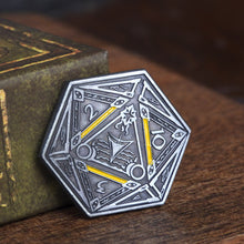 Silver Yellow Sign Coin