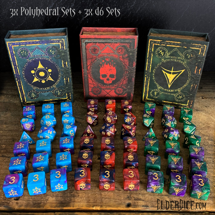 Complete Elder Dice Unspeakable Tomes: Arcane Colors Collection