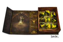 The Yellow Sign polyhedral Elder Dice set