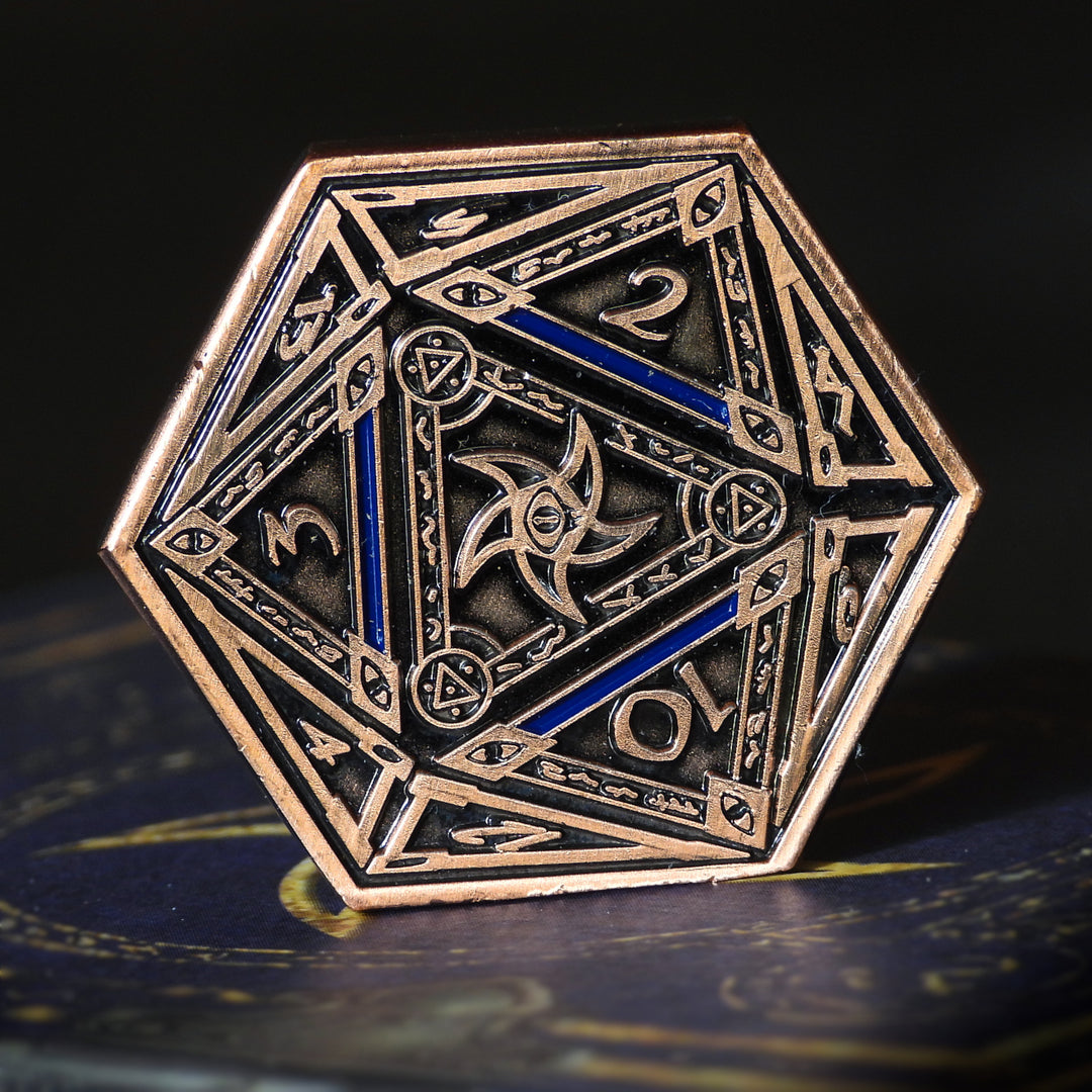 The Astral Elder Sign copper coin