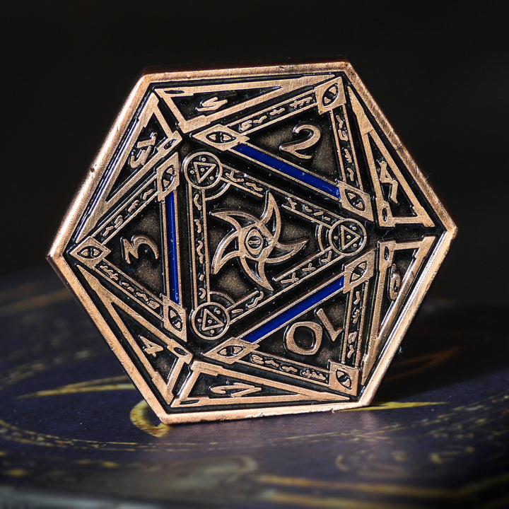 The Astral Elder Sign copper coin