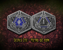 Seer's Eye silver d2 coin