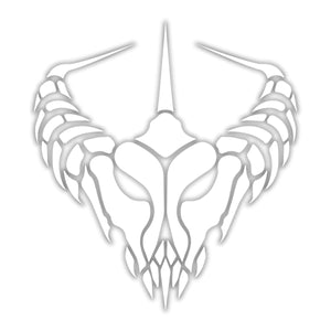 Crown of the Night Mother Sticker - Vinyl Decal White