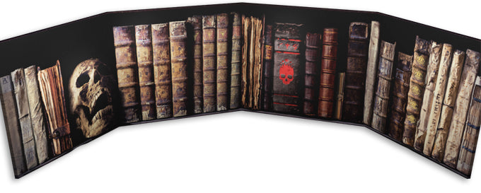 Miskatonic library combat screen back cover art