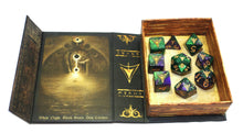 The Purple and Green Mask Edition Yellow sign Polyhedral Dice
