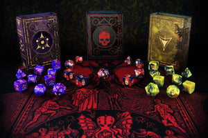 The Unspeakable Tomes :  Elder Dice polyhedral set collection