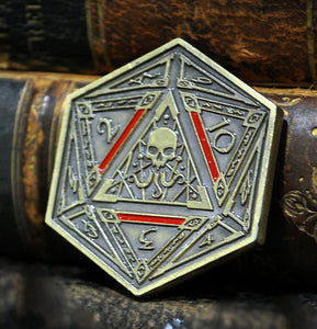 The gold coin featuring the Seal of Yog-Sothoth